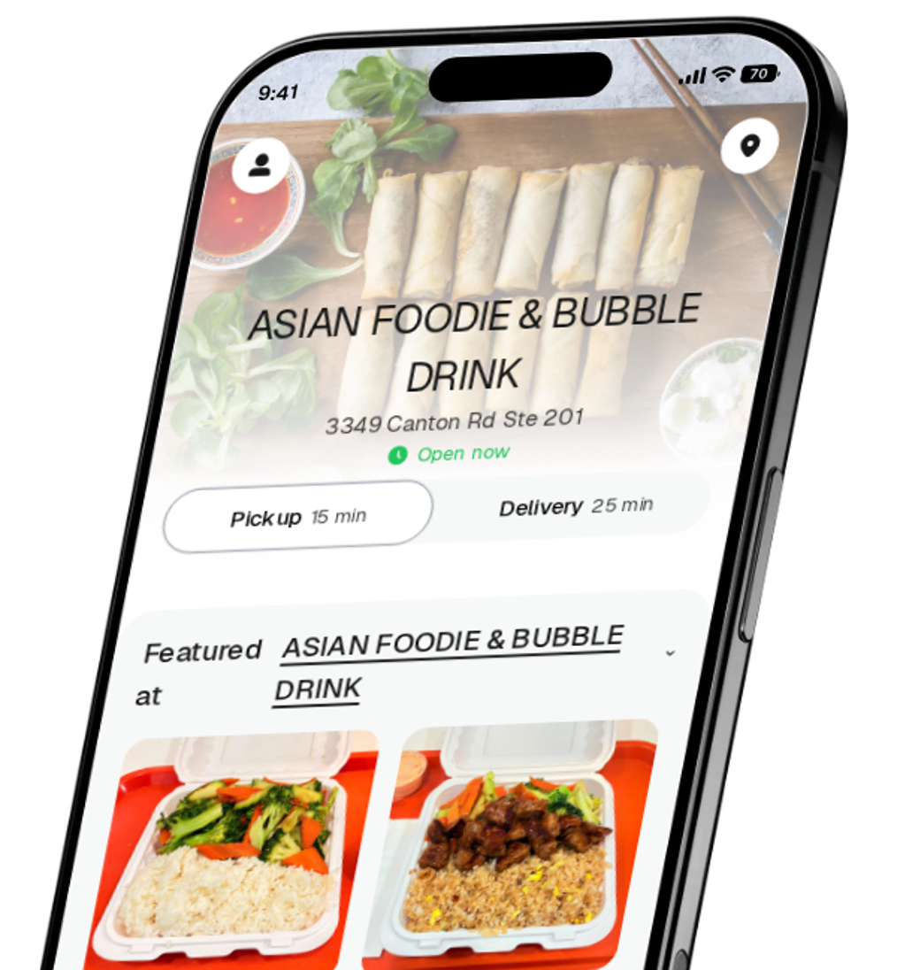 ASIAN FOODIE & BUBBLE DRINK app preview