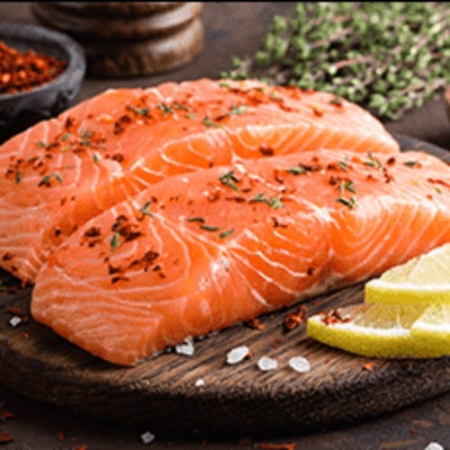 Baked Salmon.
