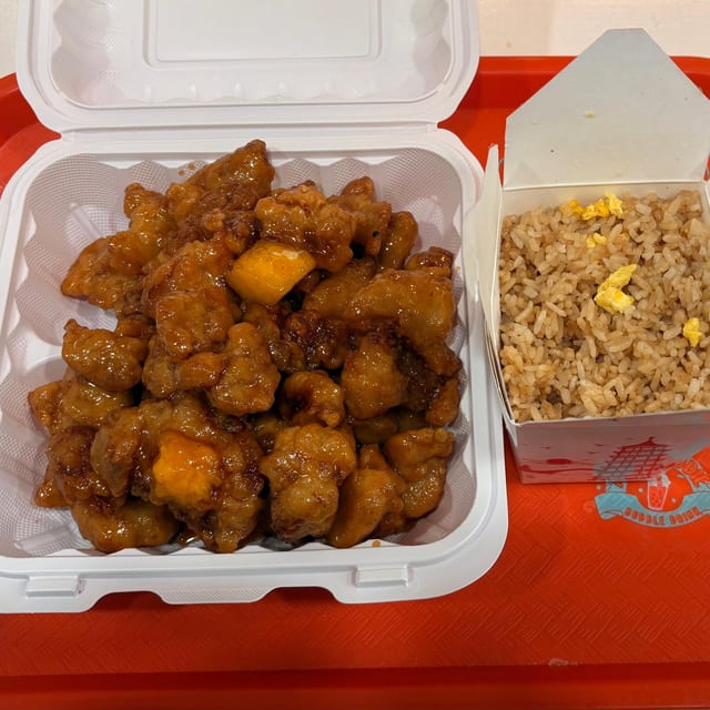 Orange Chicken Special.