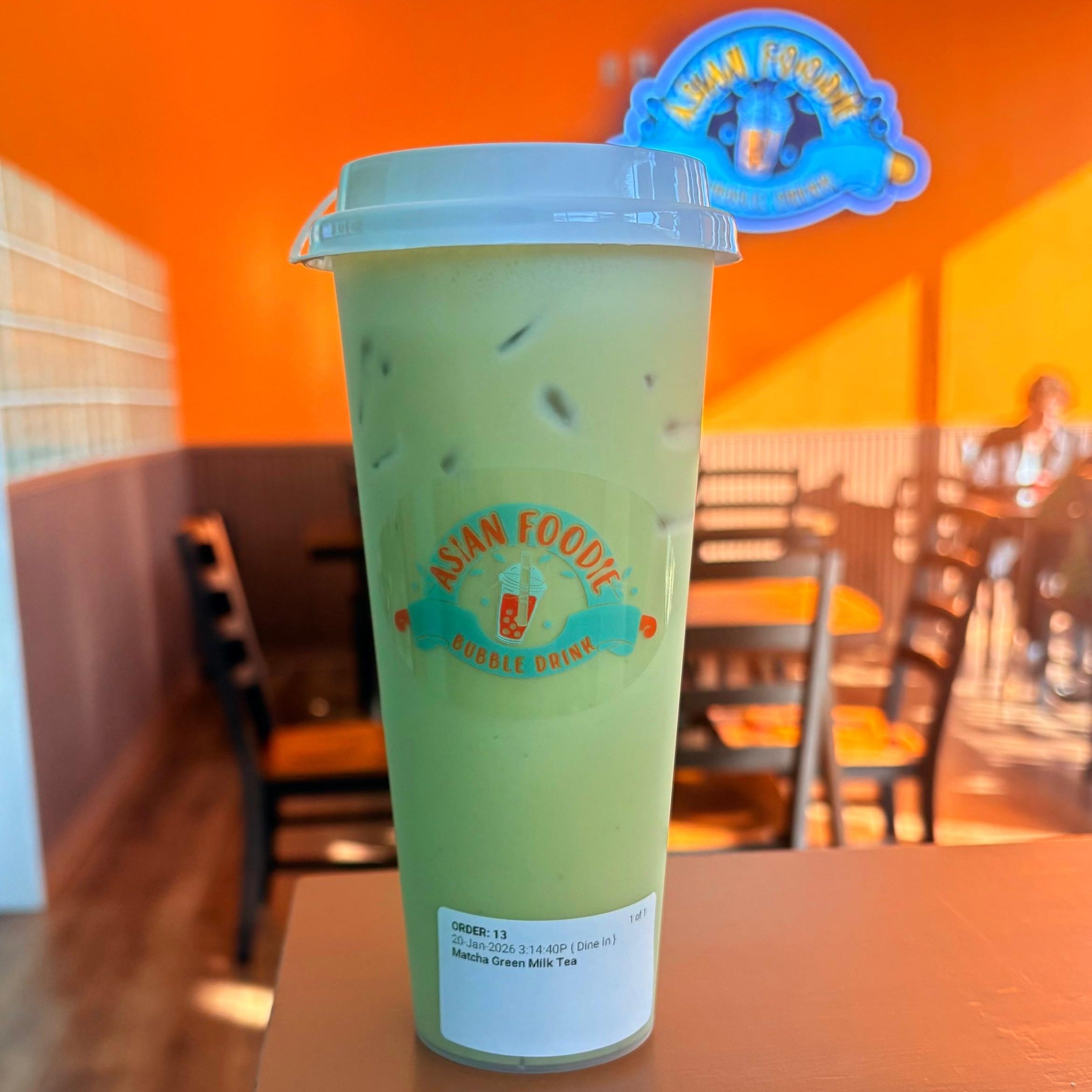 Passion Fruit Matcha Latte.