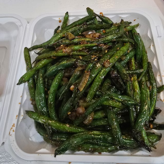 Salted Green Beans.