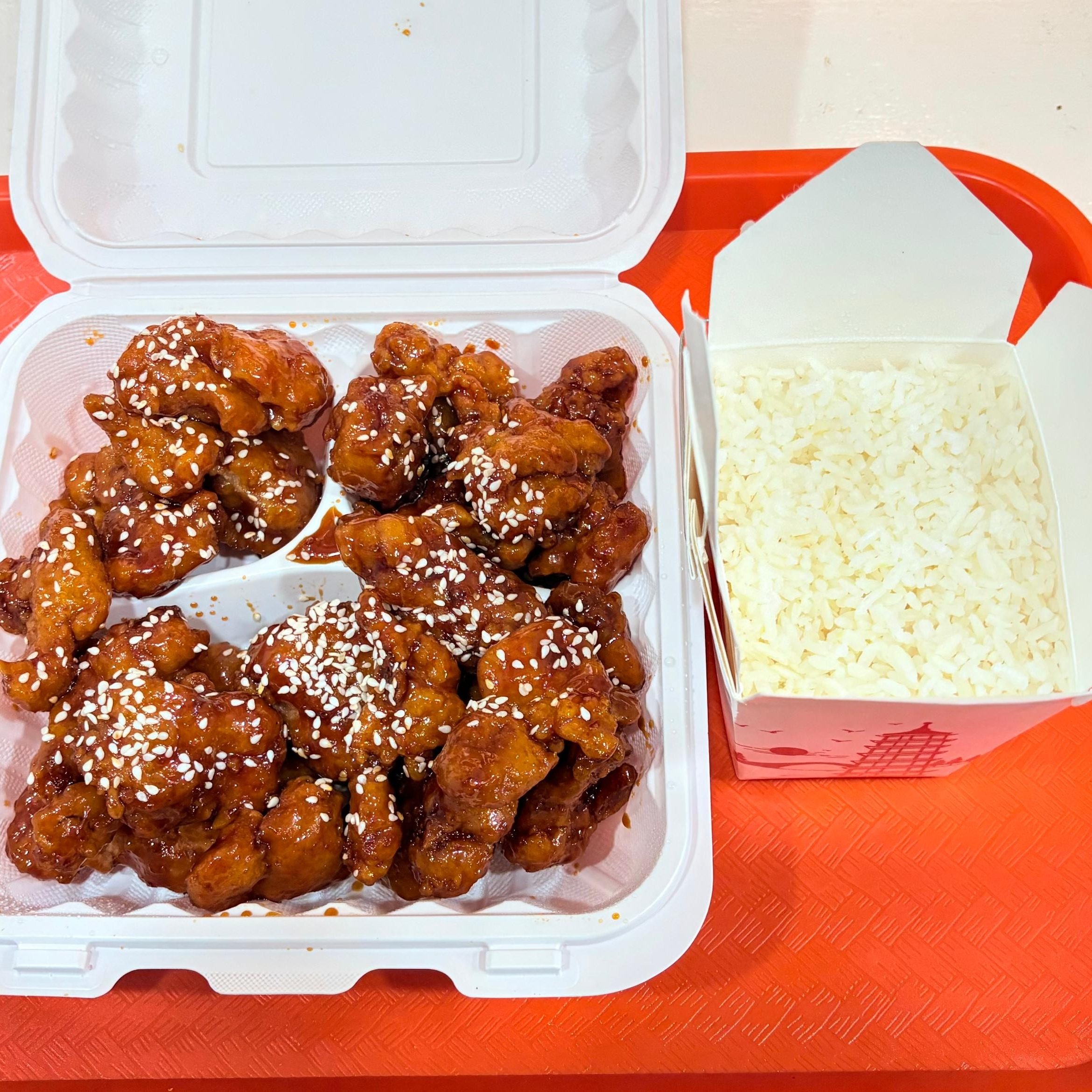 Sesame Chicken Special.