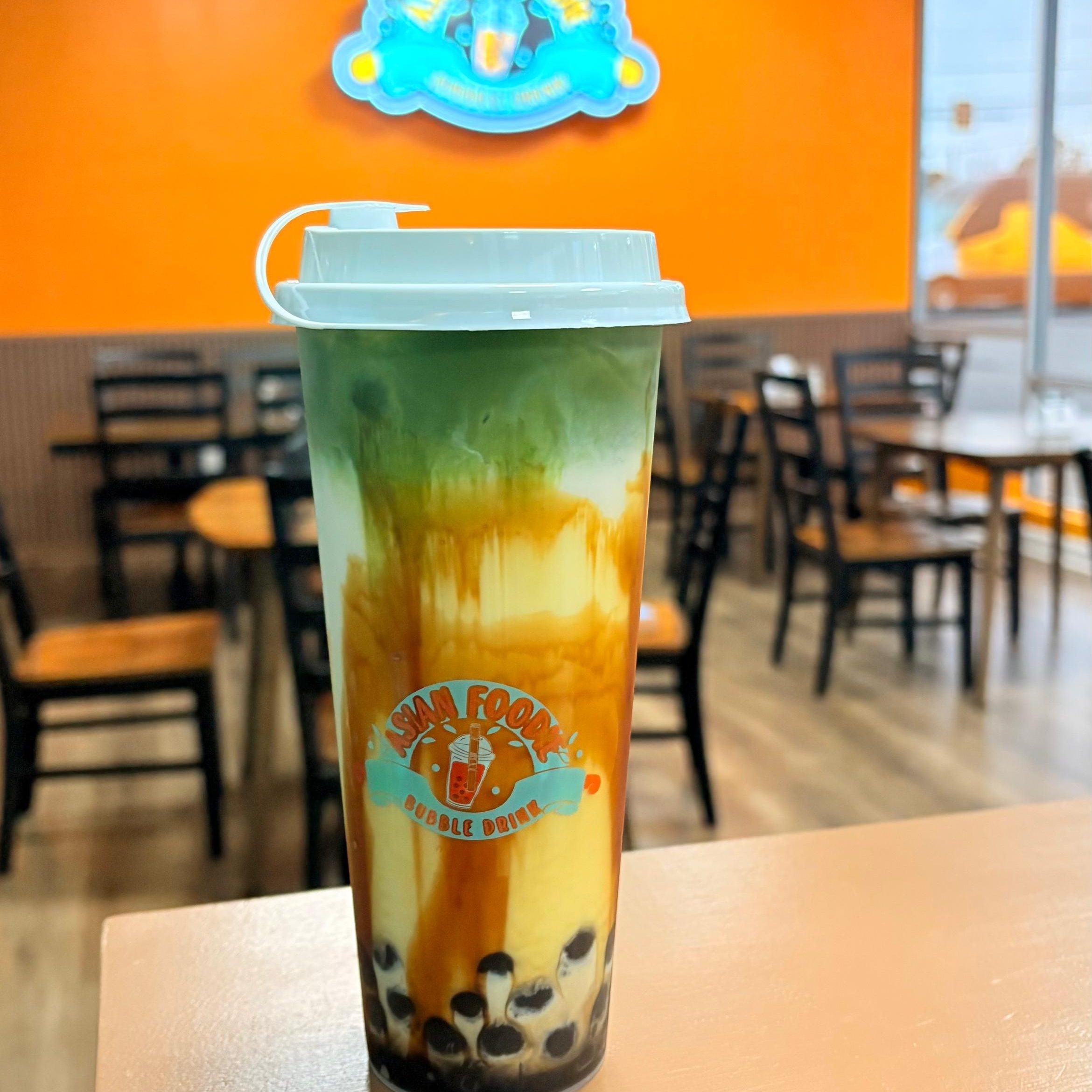 Mango Matcha Latte.