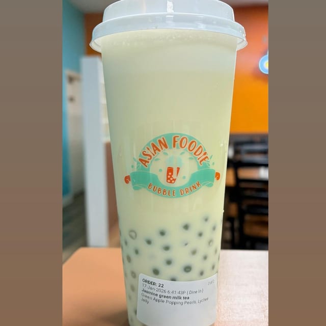 Jasmine Green Milk Tea.
