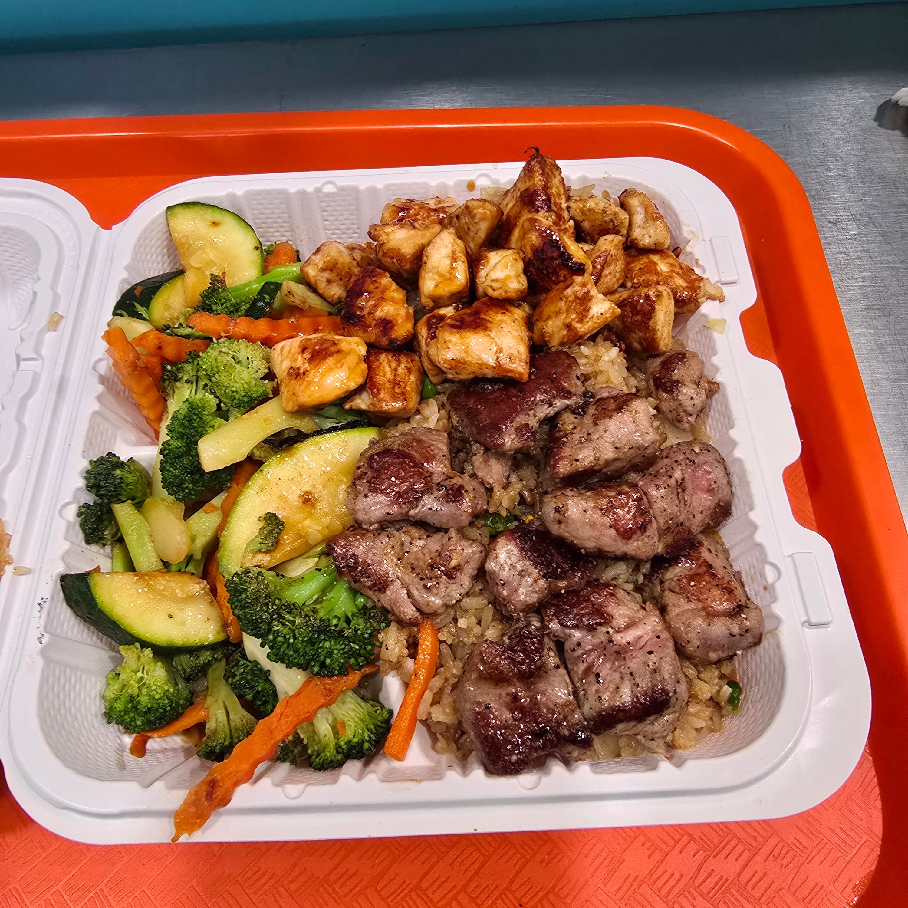 Steak & Chicken Hibachi.